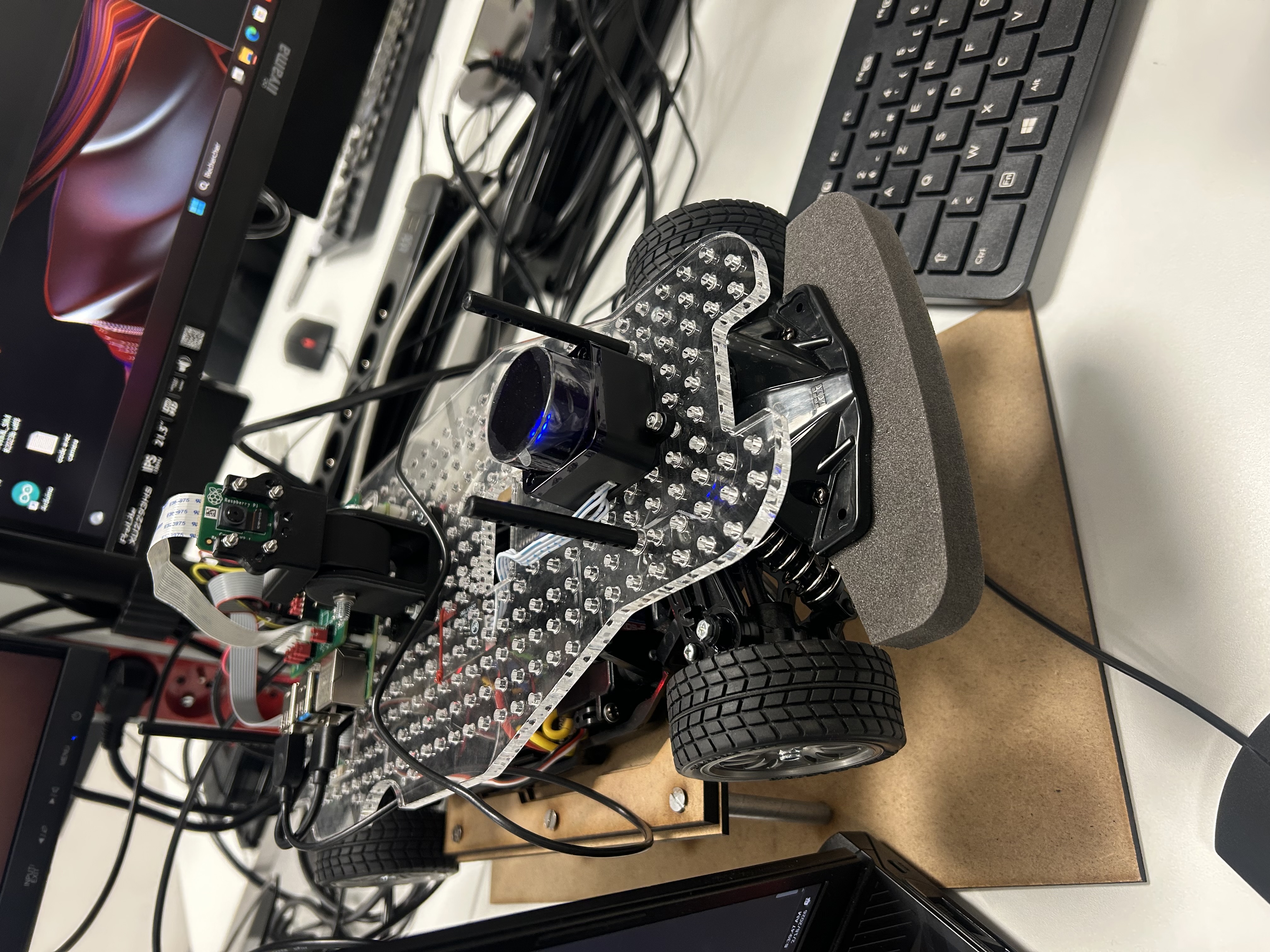 COVACIEL — Voiture RC autonome (LIDAR + contrôle temps réel)